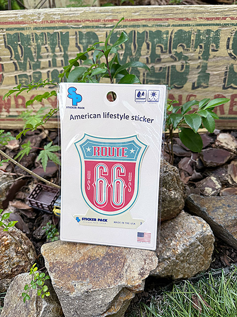 ステッカーパック　アウトドア　ステッカー　ルート66シリーズ　Lサイズ　（ルート66　オールドファッション）　MADE IN U.S.A.　耐水 耐光 |  | 03