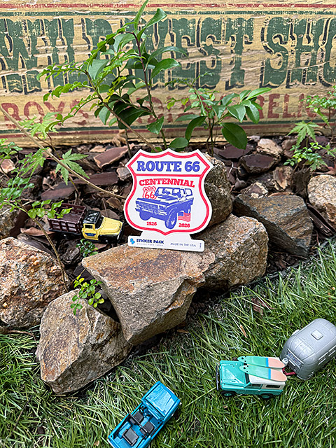 ステッカーパック　アウトドア　ステッカー　ルート66シリーズ　Lサイズ　（ルート66　センテニアル）　MADE IN U.S.A.　耐水＆耐光素材 |  | 01