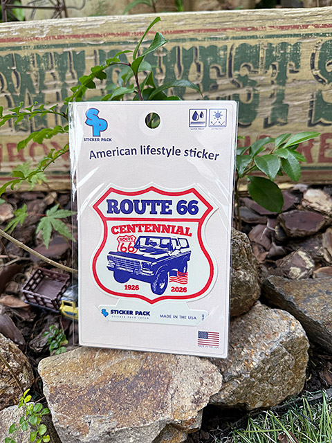 ステッカーパック　アウトドア　ステッカー　ルート66シリーズ　Lサイズ　（ルート66　センテニアル）　MADE IN U.S.A.　耐水＆耐光素材 |  | 03