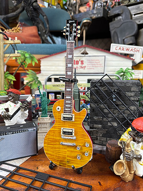 ギブソン　スラッシュ　ヴィクトリア　レスポール　スタンダード　アパタイト　オフィシャル　ミニギター　レプリカ　1/4スケール | 