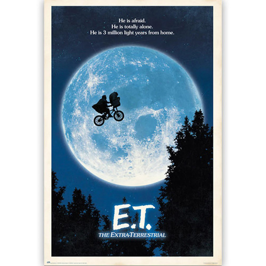 映画　E.T.　オフィシャル　ポスター　劇場版ポスター　公式グッズ ■ アメリカ雑貨 アメリカン雑貨 | 