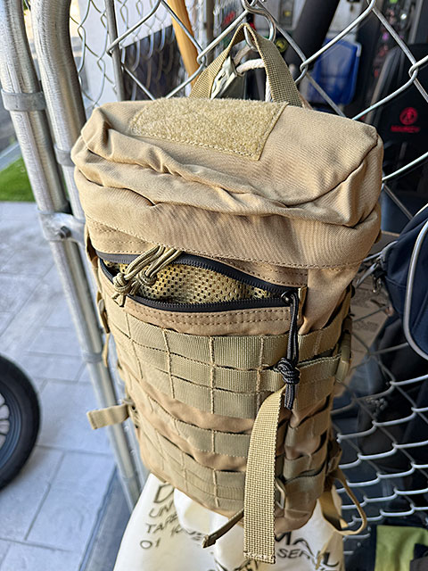 ミリタリー　GB393　モデル　ラックサック　コンパクト　リュック　9L　（コヨーテ） ■ アメリカン雑貨 アメリカ雑貨 |  | 04