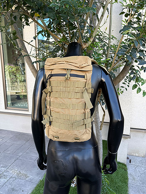 ミリタリー　GB393　モデル　ラックサック　コンパクト　リュック　9L　（コヨーテ） ■ アメリカン雑貨 アメリカ雑貨 |  | 10