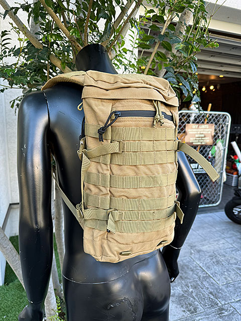 ミリタリー　GB393　モデル　ラックサック　コンパクト　リュック　9L　（コヨーテ） ■ アメリカン雑貨 アメリカ雑貨 |  | 11