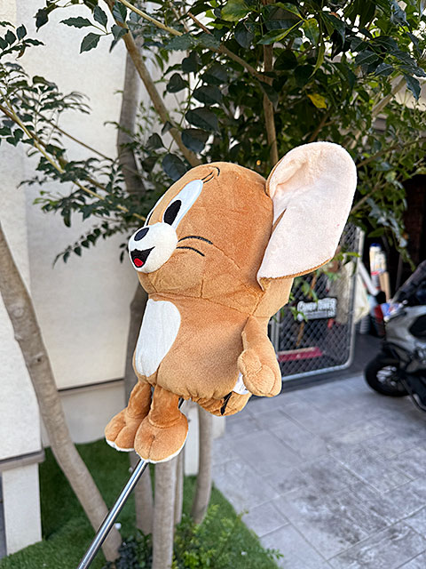 トムとジェリー ジェリー ゴルフクラブ ヘッドカバー ぬいぐるみ