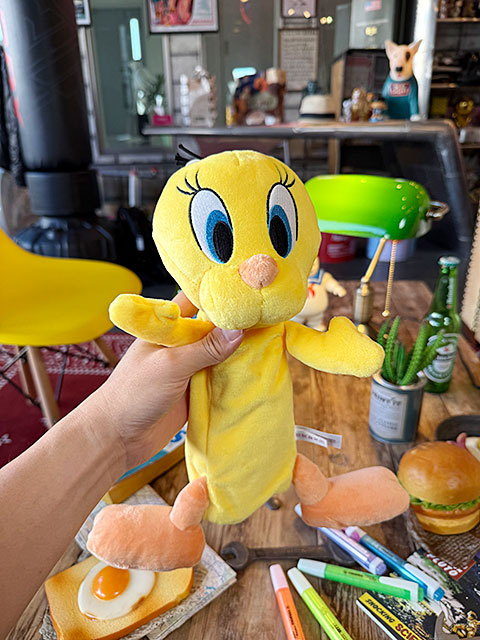 トゥイーティー　ぬいぐるみ　ペンケース　NICI　（ニキ）　ルーニートューンズ ■ アメリカ雑貨 アメリカン雑貨 |  | 03