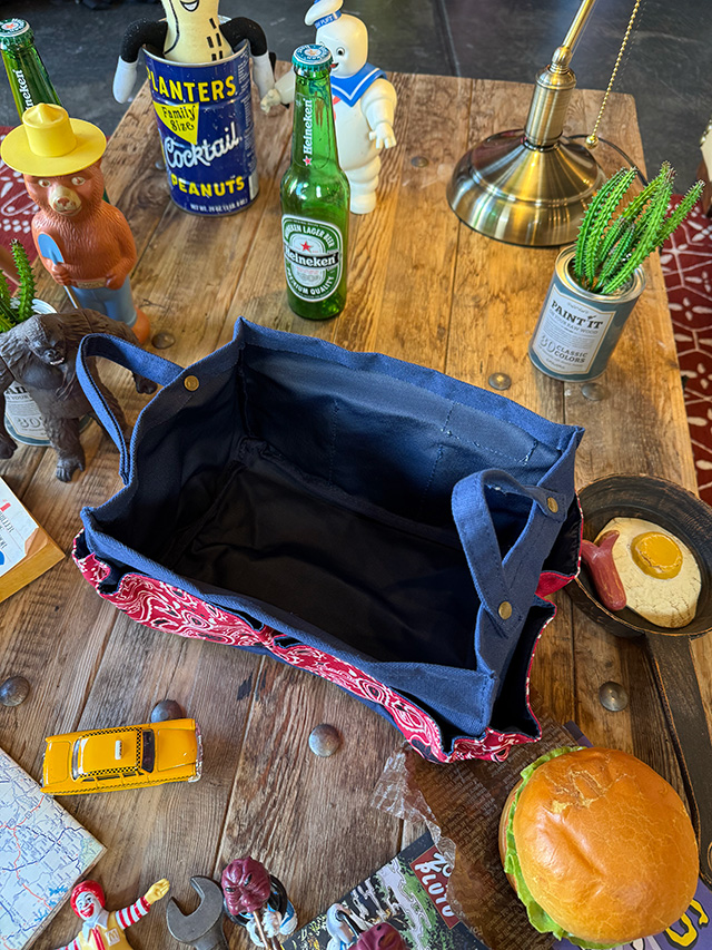 バンダナ柄　収納バスケット　小物入れ ■ アメリカン雑貨 アメリカ雑貨  爆買 |  | 01