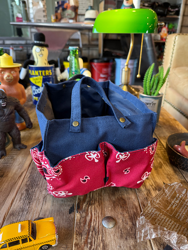 バンダナ柄　収納バスケット　小物入れ ■ アメリカン雑貨 アメリカ雑貨  爆買 |  | 04