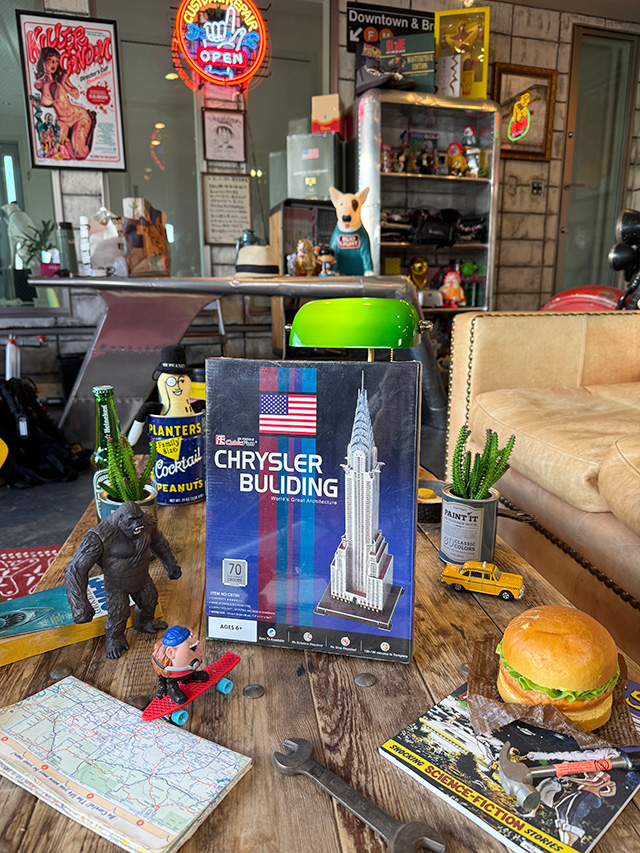 3D立体パズル　クライスラービル　70ピース　高さ50cm　ハサミやノリ不要 ■ アメリカン雑貨 アメリカ雑貨 |  | 04