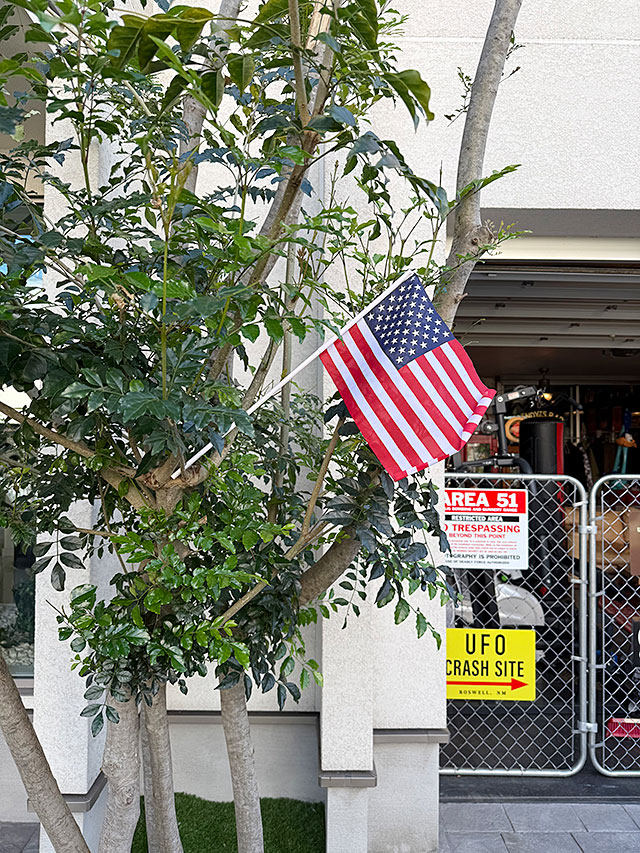 訳あり特価！　アウトレット品★　星条旗　スティックフラッグ　Lサイズ ■ アメリカン雑貨 アメリカ雑貨 |  | 02