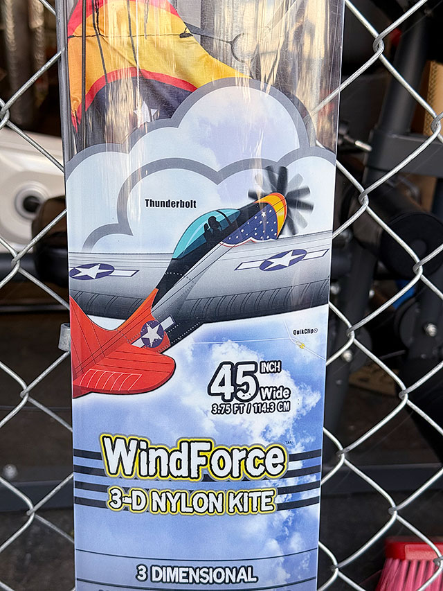 良く飛ぶ立体凧　ウィンドフォース　3Dカイト　ミリタリー戦闘機　サンダーボルト ■ アメリカン雑貨 アメリカ雑貨 | 