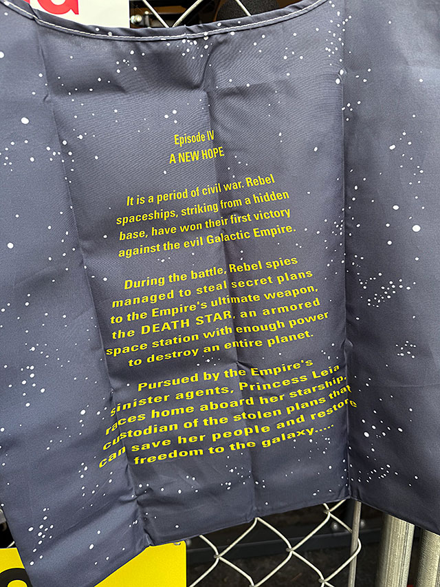 スターウォーズ　オープニングロゴ　エコバッグ ■ アメリカン雑貨 アメリカ雑貨 |  | 05