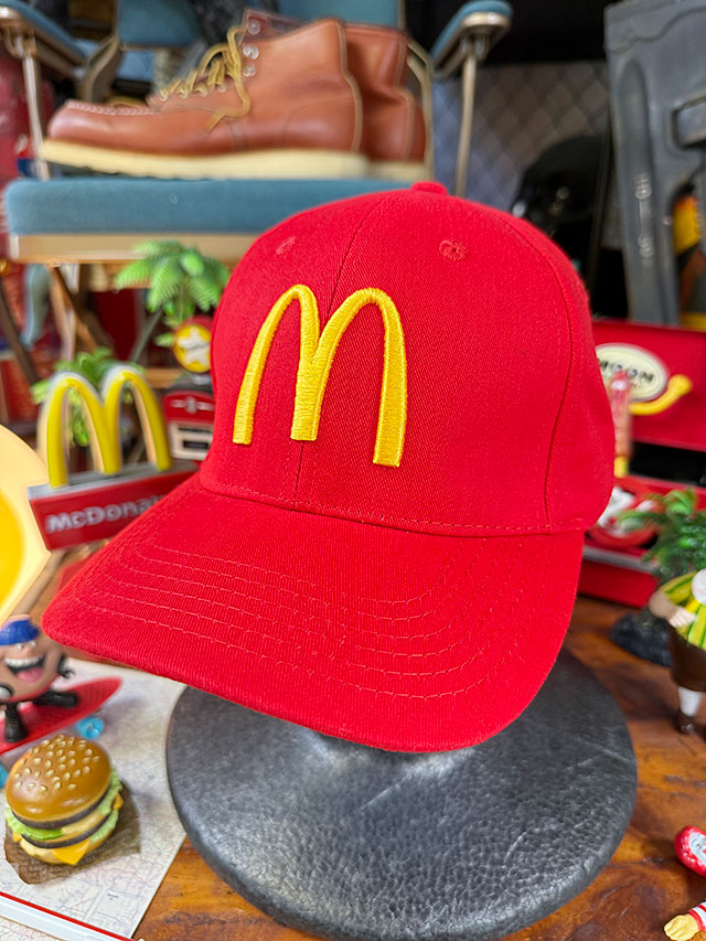マクドナルド　クルーキャップ　Mアーチロゴ　（レッド） ■ アメリカン雑貨 アメリカ雑貨 | 