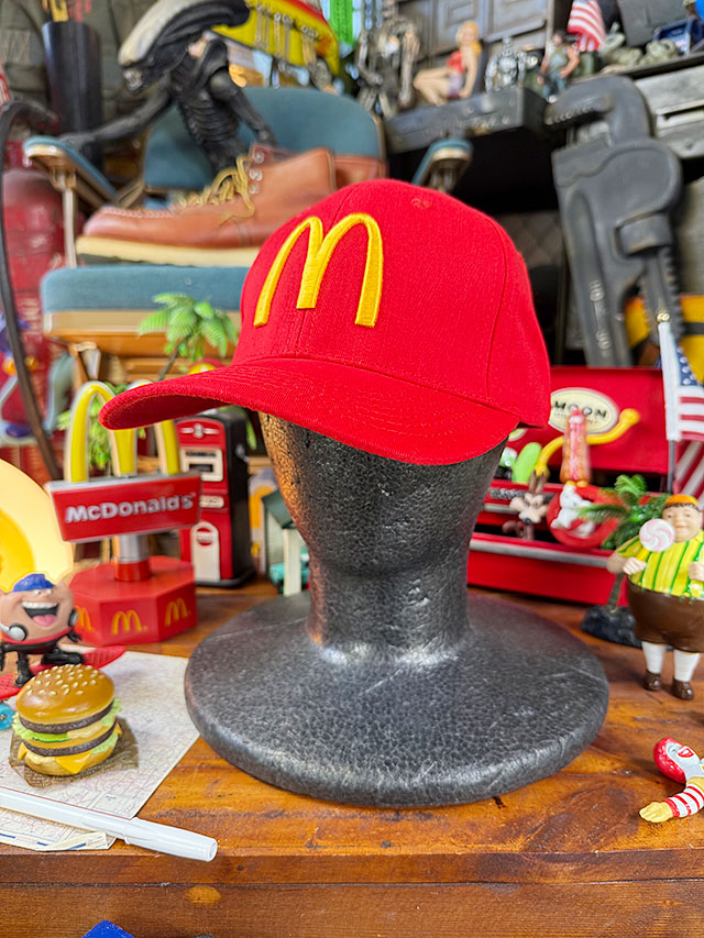 マクドナルド　クルーキャップ　Mアーチロゴ　（レッド） ■ アメリカン雑貨 アメリカ雑貨 |  | 05