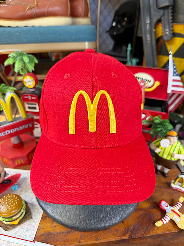 マクドナルド　クルーキャップ　Mアーチロゴ　（レッド） ■ アメリカン雑貨 アメリカ雑貨 |  | 06