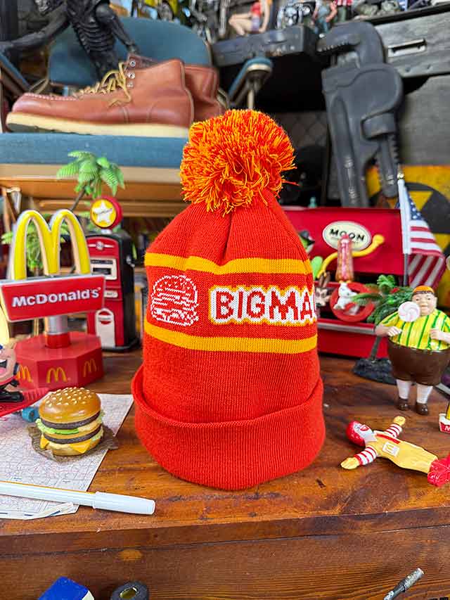 マクドナルド ビッグマック オフィシャル ニットキャップ