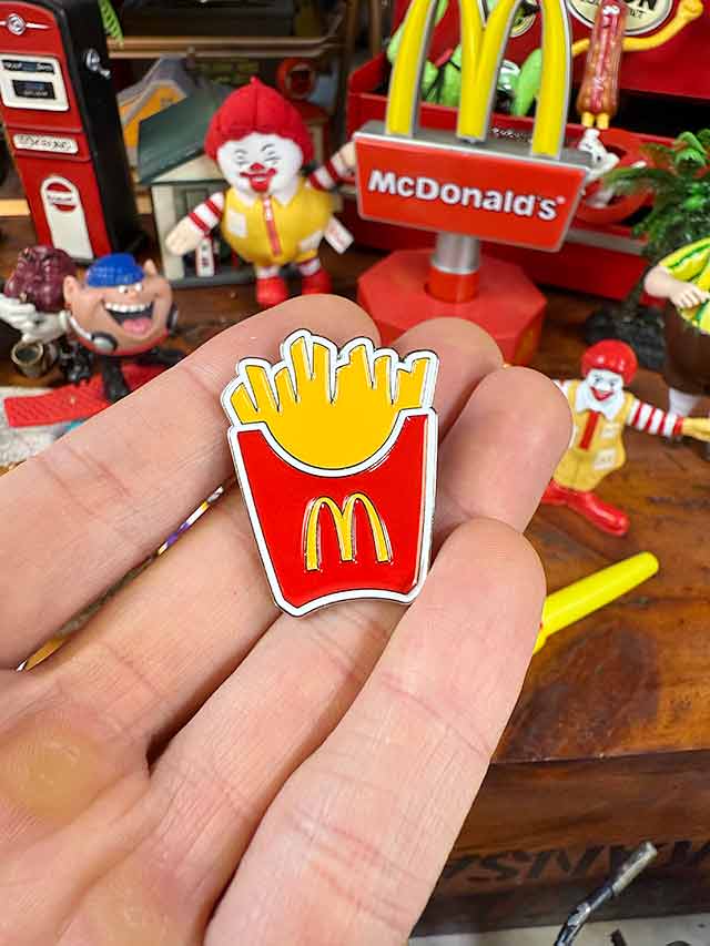 マクドナルド　マックピンズ　（マックフライポテト）　単品 ■ アメリカン雑貨 アメリカ雑貨 | 