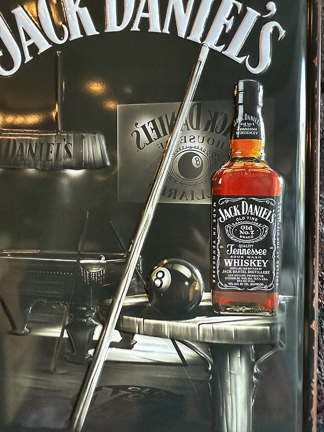 ジャック・ダニエル　ミニブリキ看板　（プールバー） ■ アメリカン雑貨 アメリカ雑貨 |  | 01