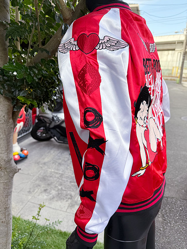 ベティ・ブープ スカジャン Lサイズのみの展開 ユニセックス