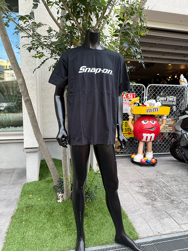 スナップオン オフィシャル Tシャツ ブラック （クロススパナ） （M