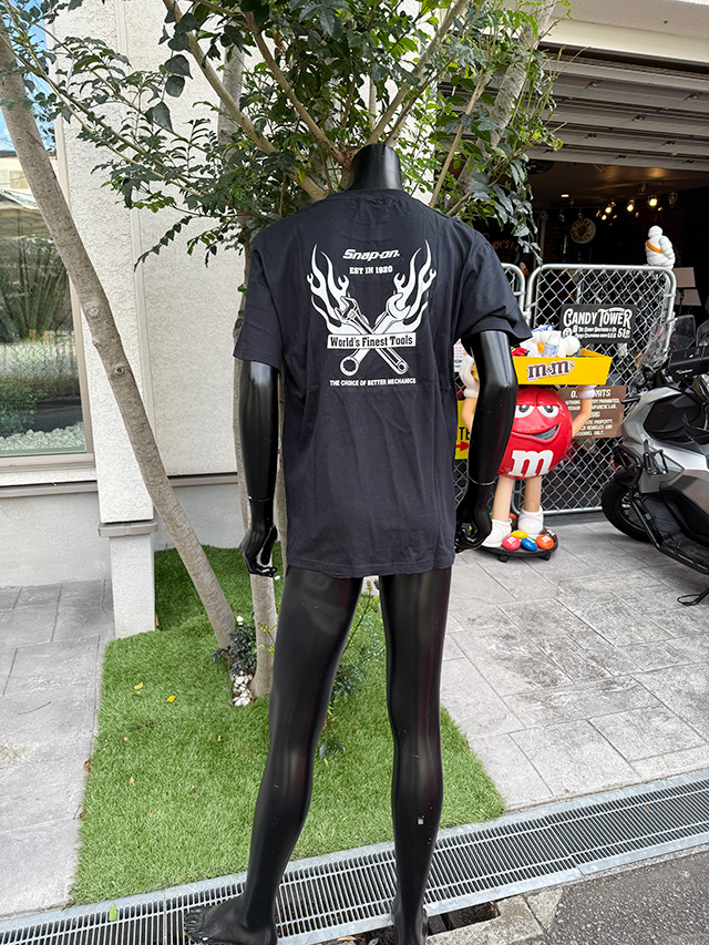 スナップオン オフィシャル Tシャツ ブラック （クロススパナ） （M