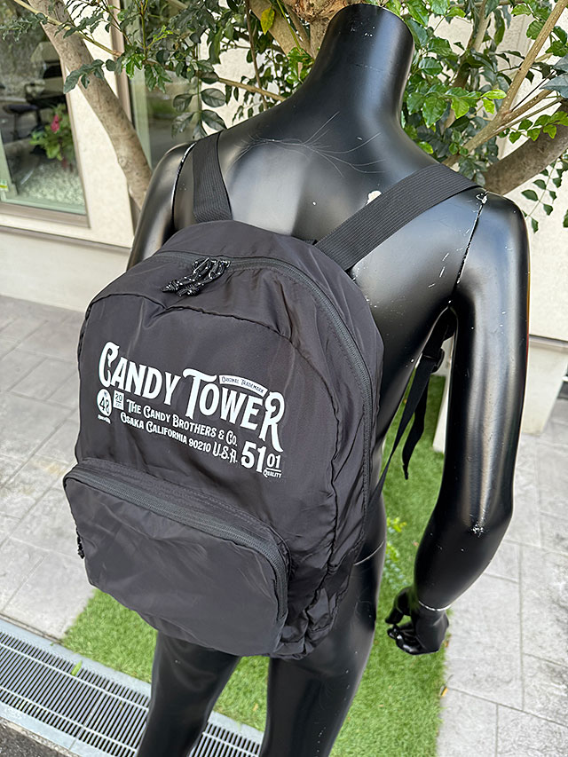 キャンディタワー　オフィシャル　折りたたみ　コンパクト　リュック ■ アメリカン雑貨 アメリカ雑貨 |  | 02