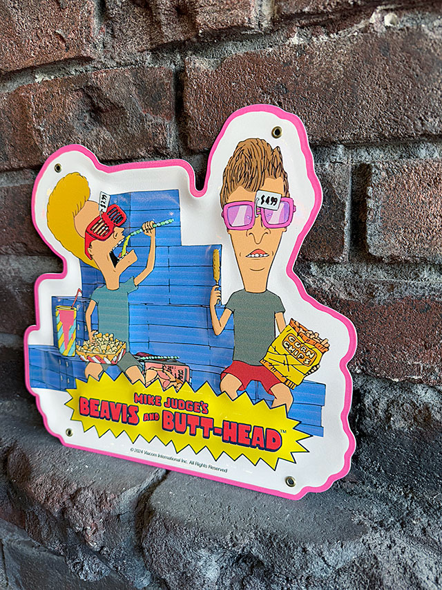 ミニサイズ　エンボスティンサイン　MTV　ビーバス＆バットヘッド　（XXXムービー） ■ アメリカン雑貨 アメリカ雑貨 |  | 01