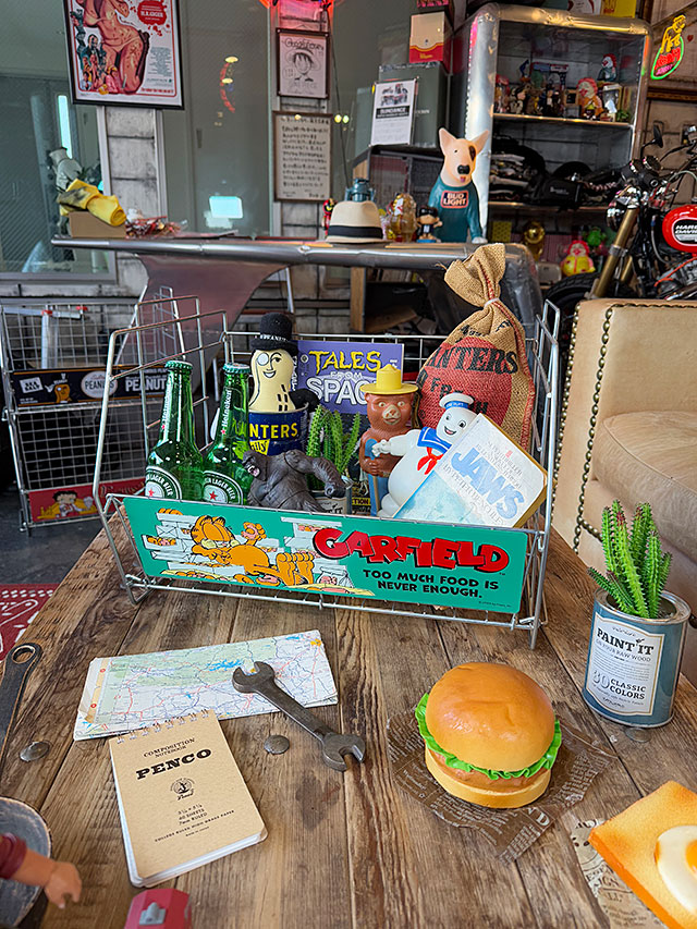 オールドアドバタイジング　ワイヤーラック　（3台セット）　折りたたみ式　スタッキング可能 ■ アメリカン雑貨 アメリカ雑貨 |  | 07