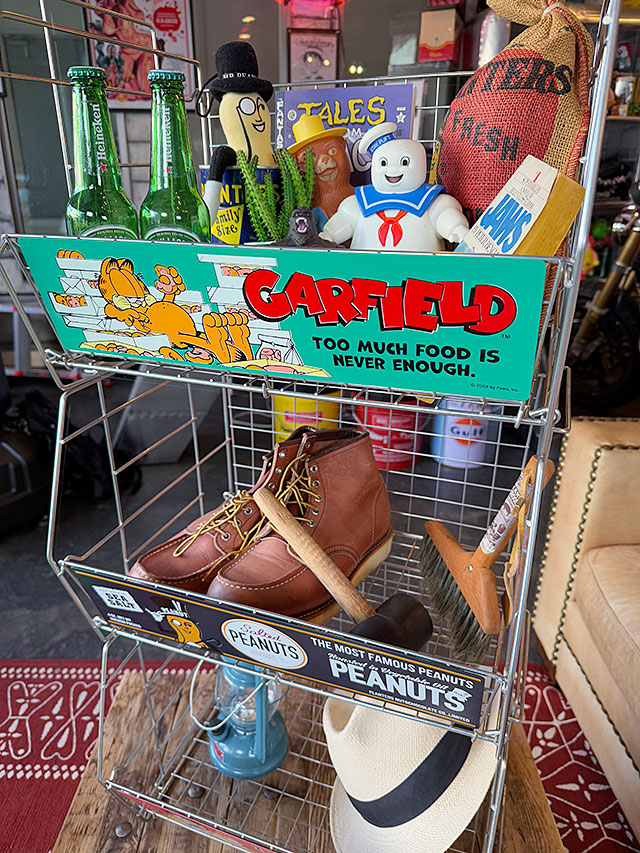 オールドアドバタイジング　ワイヤーラック　（3台セット）　折りたたみ式　スタッキング可能 ■ アメリカン雑貨 アメリカ雑貨 |  | 02