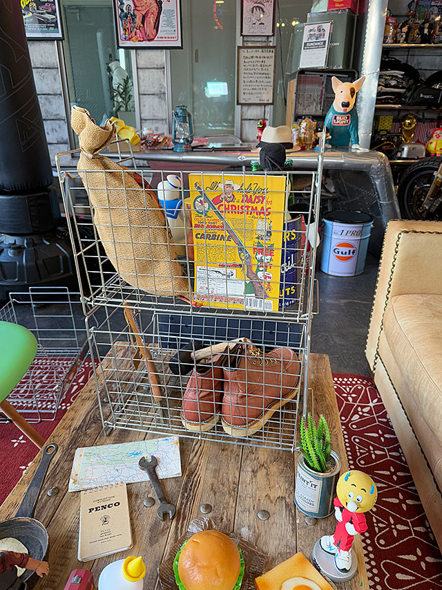 オールドアドバタイジング　ワイヤーラック　（ピーナッツ）　単品　折りたたみ式　スタッキング可能 ■ アメリカン雑貨 アメリカ雑貨 |  | 09