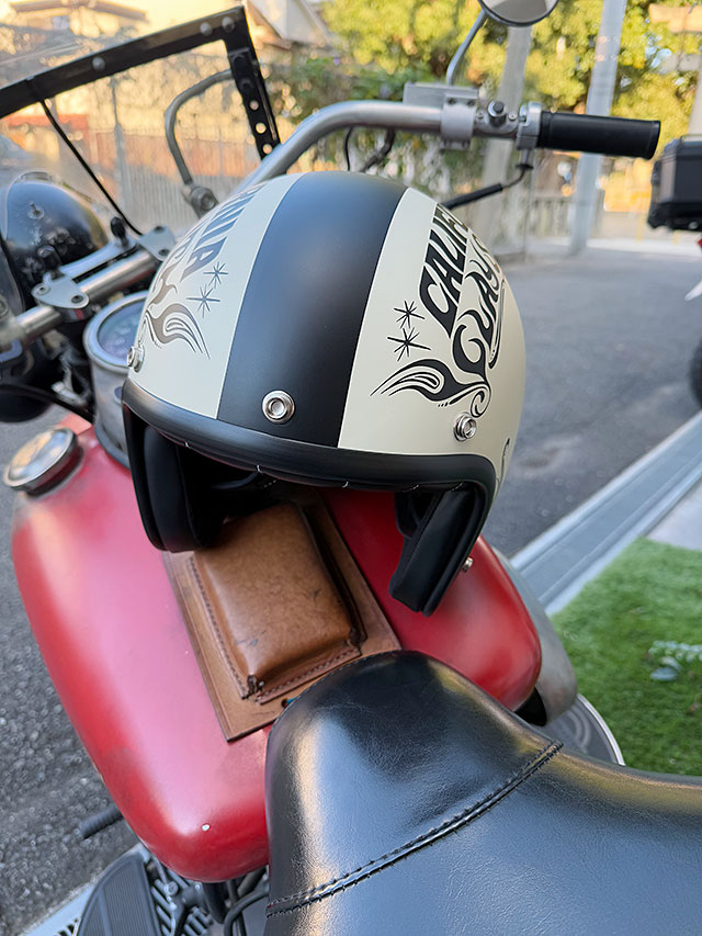 クレイスミス　ジェットヘルメット　フリーサイズ　（アイボリー）　ワイルドマン石井氏デザイン　SG規格　PSCマーク取得　全排気量対応 |  | 02