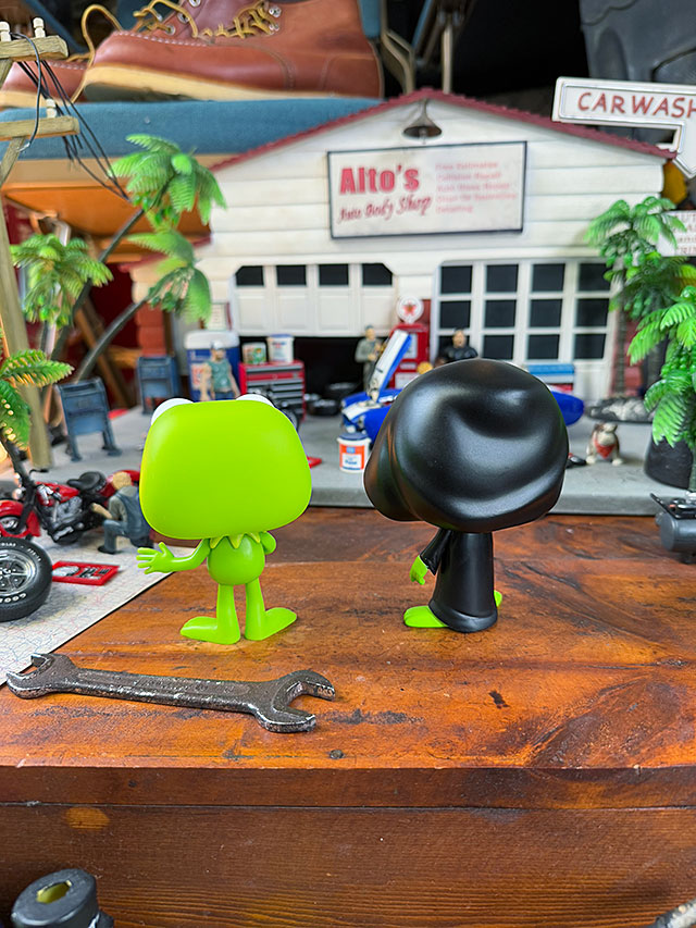 ファンコポップ マペッツ カーミット ＆ コンスタンティン フィギュア