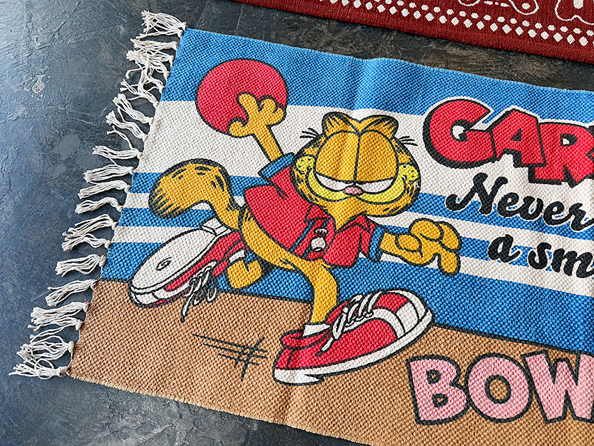 ガーフィールド　コットンマット　120cm　ロングサイズ　（ボウリング） ■ アメリカン雑貨 アメリカ雑貨 |  | 01
