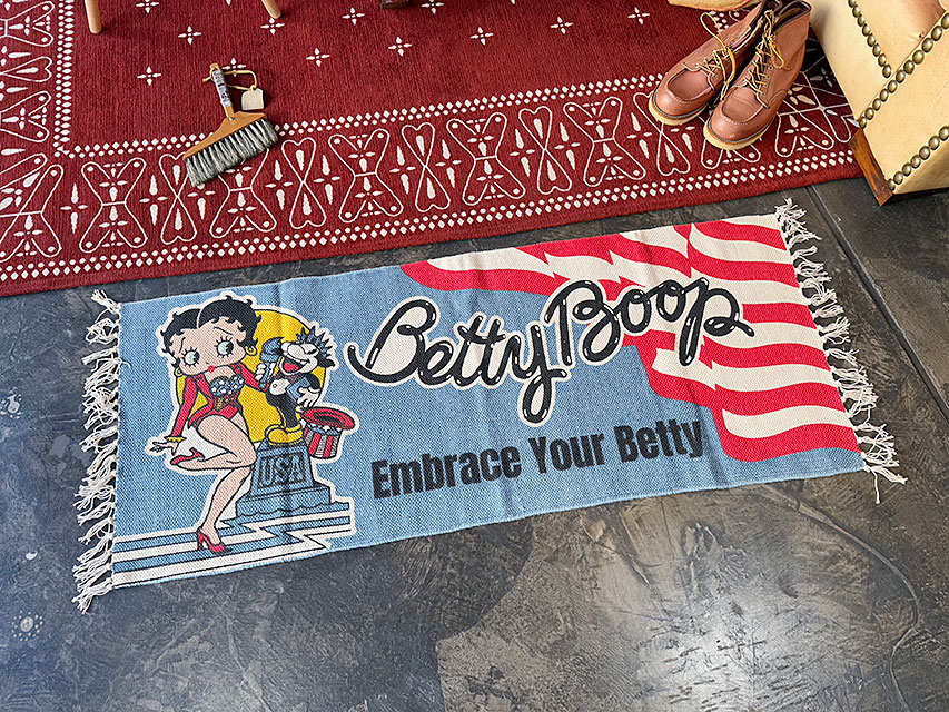 ベティ・ブープ　コットンマット　120cm　ロングサイズ　（Embrace Your Betty） ■ アメリカン雑貨 アメリカ雑貨 | 