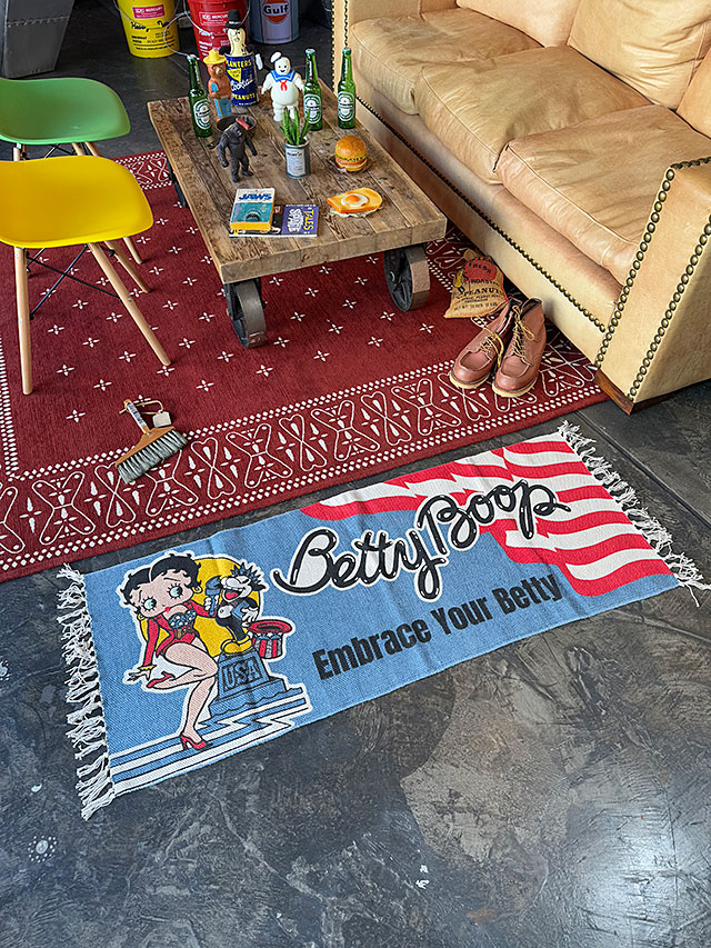 ベティ・ブープ　コットンマット　120cm　ロングサイズ　（Embrace Your Betty） ■ アメリカン雑貨 アメリカ雑貨 |  | 05