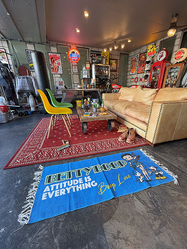 ベティ・ブープ　コットンマット　120cm　ロングサイズ　（ATTITUDE IS EVERYTHING） ■ アメリカン雑貨 アメリカ雑貨 |  | 04