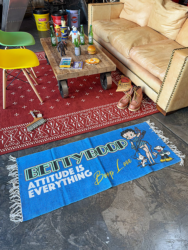 ベティ・ブープ　コットンマット　120cm　ロングサイズ　（ATTITUDE IS EVERYTHING） ■ アメリカン雑貨 アメリカ雑貨 |  | 05