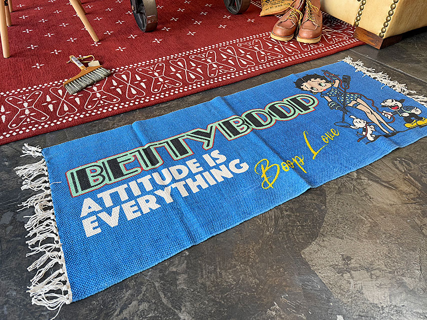 ベティ・ブープ　コットンマット　120cm　ロングサイズ　（ATTITUDE IS EVERYTHING） ■ アメリカン雑貨 アメリカ雑貨 |  | 06