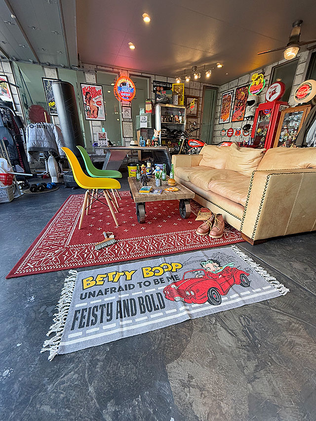 ベティ・ブープ　コットンマット　120cm　ロングサイズ　（FEISTY AND BOLD） ■ アメリカン雑貨 アメリカ雑貨 |  | 04