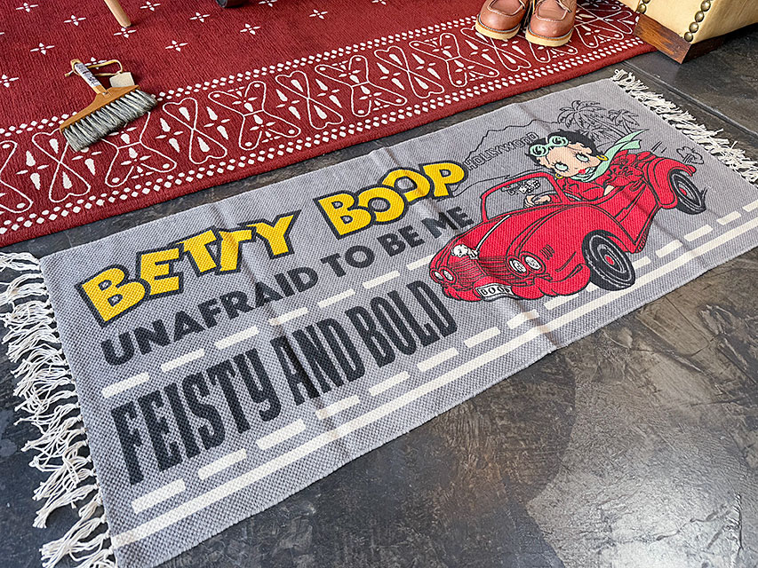ベティ・ブープ　コットンマット　120cm　ロングサイズ　（FEISTY AND BOLD） ■ アメリカン雑貨 アメリカ雑貨 |  | 06