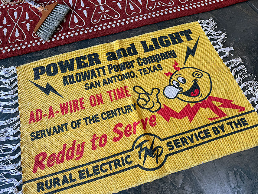 レディキロワット　コットンマット　70cm　レギュラーサイズ　（POWER AND LIGHT） ■ アメリカン雑貨 アメリカ雑貨 |  | 01