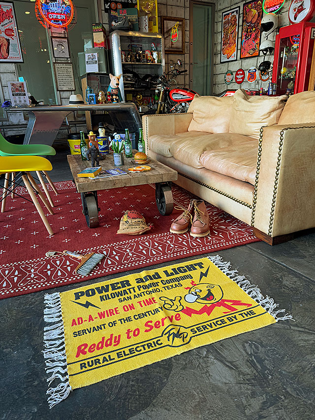 レディキロワット　コットンマット　70cm　レギュラーサイズ　（POWER AND LIGHT） ■ アメリカン雑貨 アメリカ雑貨 |  | 02