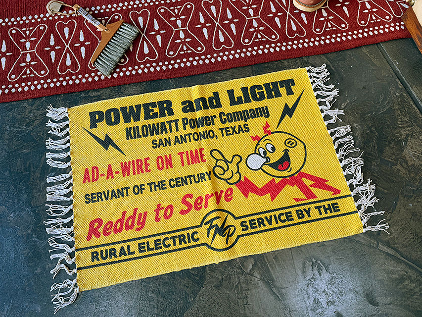 レディキロワット　コットンマット　70cm　レギュラーサイズ　（POWER AND LIGHT） ■ アメリカン雑貨 アメリカ雑貨 |  | 03
