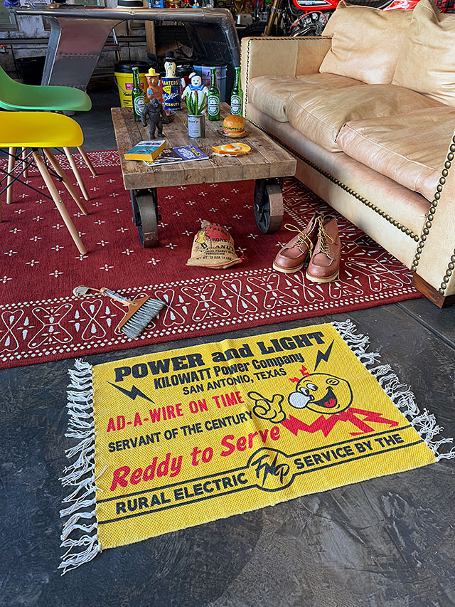 レディキロワット　コットンマット　70cm　レギュラーサイズ　（POWER AND LIGHT） ■ アメリカン雑貨 アメリカ雑貨 |  | 05