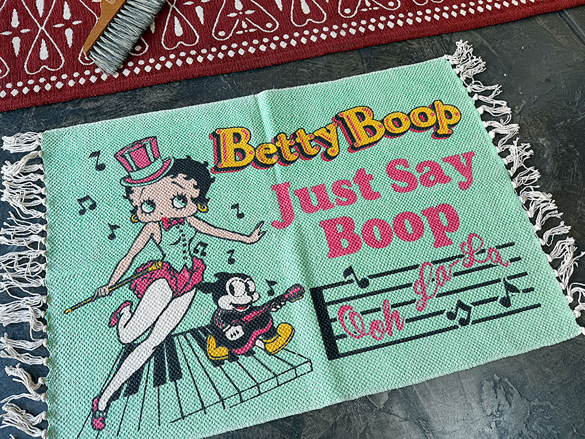 ベティ・ブープ　コットンマット　70cm　レギュラーサイズ　（Just Say Boop） ■ アメリカン雑貨 アメリカ雑貨 |  | 01