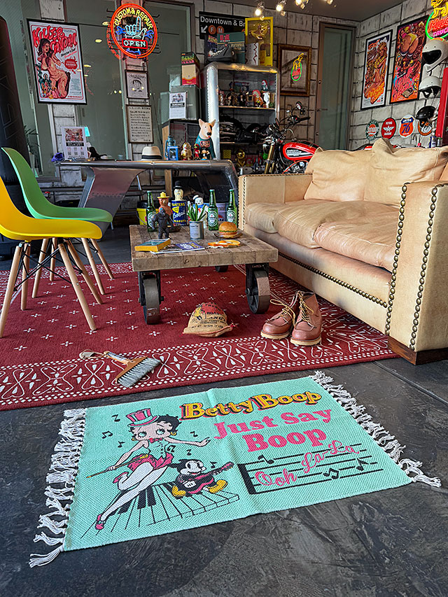 ベティ・ブープ　コットンマット　70cm　レギュラーサイズ　（Just Say Boop） ■ アメリカン雑貨 アメリカ雑貨 |  | 02