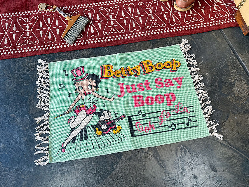 ベティ・ブープ　コットンマット　70cm　レギュラーサイズ　（Just Say Boop） ■ アメリカン雑貨 アメリカ雑貨 |  | 04