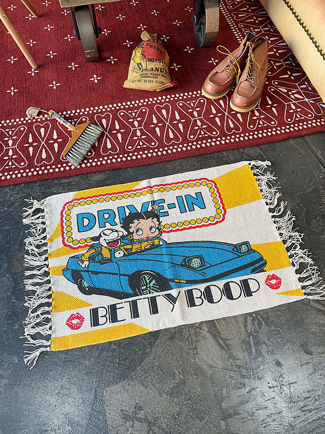 ベティ・ブープ　コットンマット　70cm　レギュラーサイズ　（DRIVE-IN） ■ アメリカン雑貨 アメリカ雑貨 | 