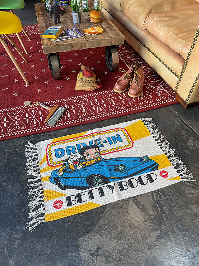 ベティ・ブープ　コットンマット　70cm　レギュラーサイズ　（DRIVE-IN） ■ アメリカン雑貨 アメリカ雑貨 |  | 05