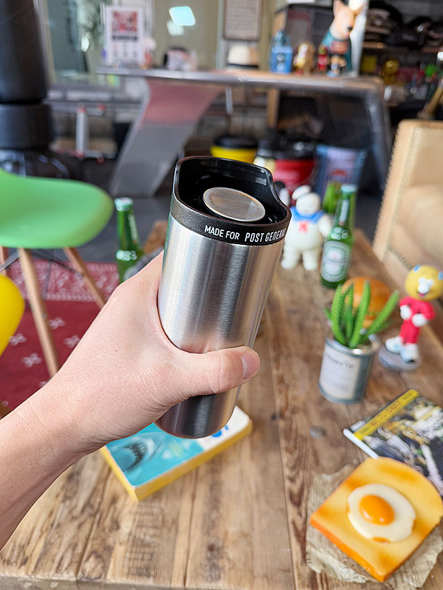 ポストジェネラル　フリップリッド　タンブラー　250ml　（シルバー）　ステンレス　二重構造　保温＆保冷 ■ アメリカン雑貨 |  | 03